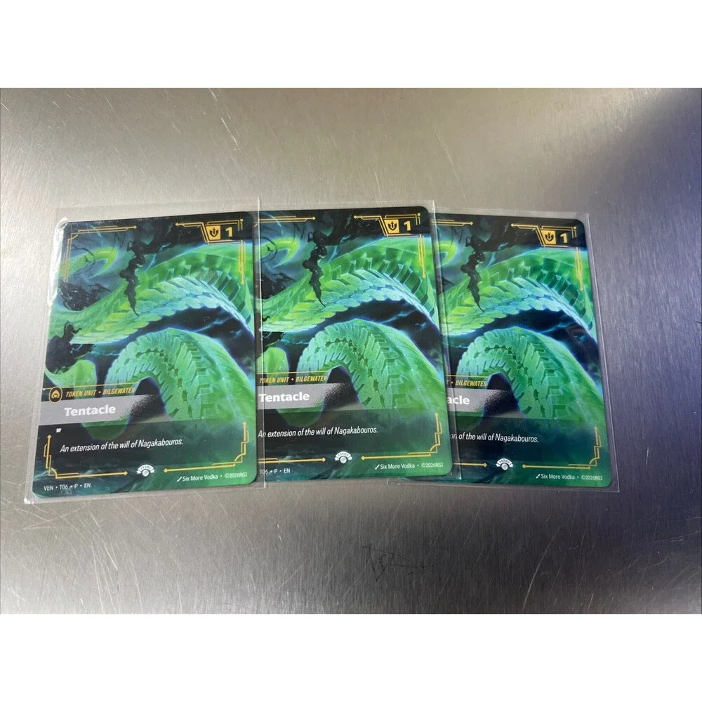 Shadow Clone   Tentacle Riftbound Vendetta Vault Token Promo - Set Of 3